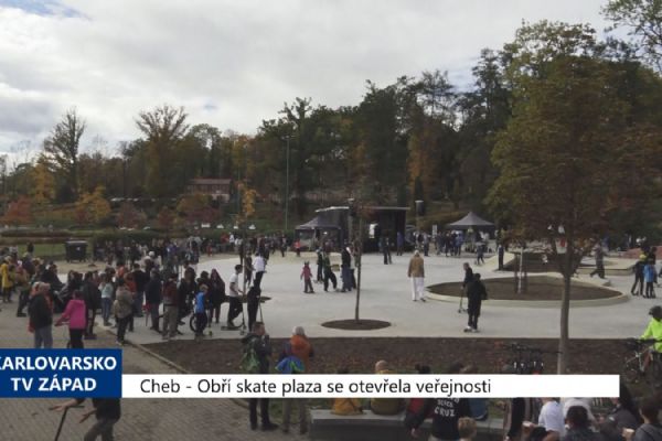 Cheb: Obří skate plaza se otevřela veřejnosti (TV Západ) Cheb: Obří skate plaza se otevřela veřejnosti (TV Západ)