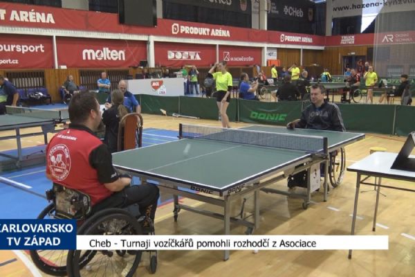 Cheb: Turnaji vozíčkářů pomohli rozhodčí z Asociace (TV Západ) Cheb: Turnaji vozíčkářů pomohli rozhodčí z Asociace (TV Západ)