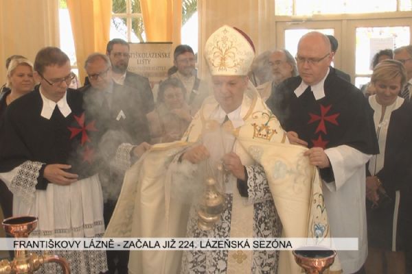 Františkovy Lázně: Začala již 224. lázeňská sezóna (TV Západ)
