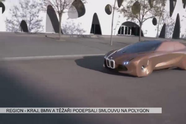 Karlovy Vary: Kraj, BMW a těžaři podepsali smlouvu na polygon (TV Západ)