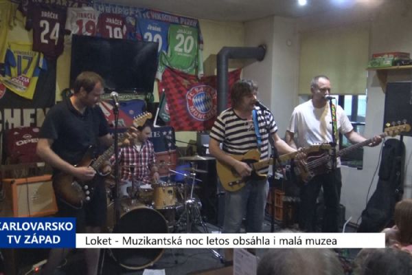 Loket: Muzikantská noc letos obsáhla i malá muzea (TV Západ)