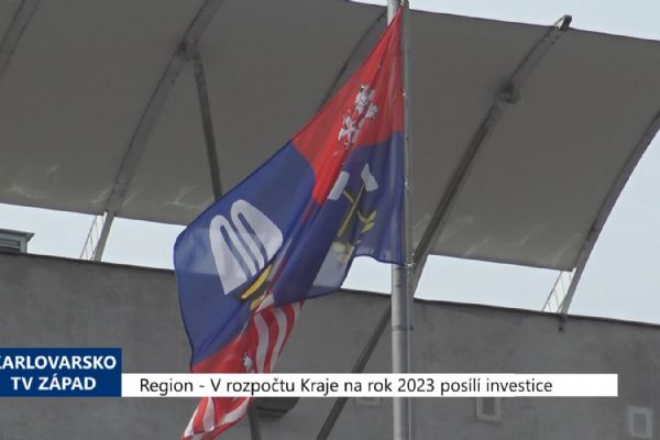 Region: V rozpočtu kraje na rok 2023 posílí investice (TV Západ)