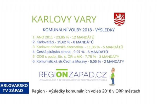 Region: Výsledky komunálních voleb 2018 v největších městech (TV Západ)