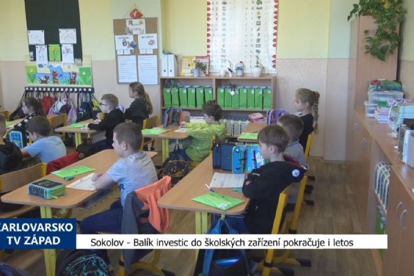 Sokolov: Balík investic do školských zařízení pokračuje i letos (TV Západ)