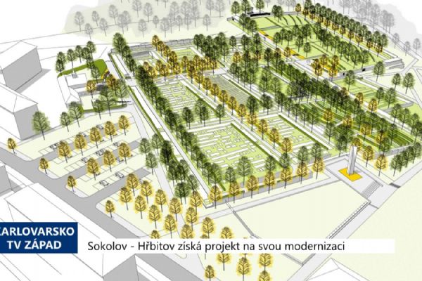 Sokolov: Hřbitov získá projekt na svou modernizaci (TV Západ)