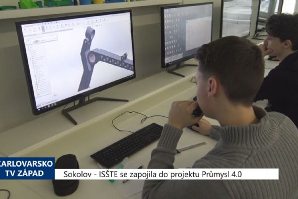 Sokolov: ISŠTE se zapojila do projektu Průmysl 4.0 (TV Západ)
