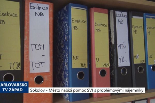Sokolov: Město nabízí pomoc SVJ s problémovými nájemníky (TV Západ)
