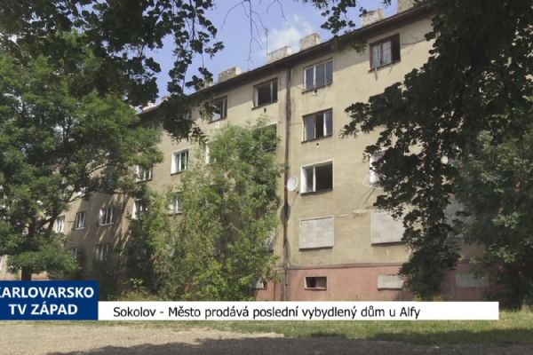 Sokolov: Město prodává poslední vybydlený dům u Alfy (TV Západ)