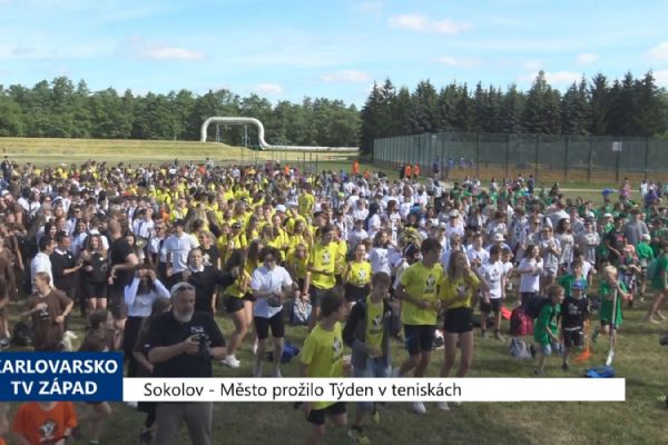 Sokolov: Město prožilo Týden v teniskách (TV Západ)