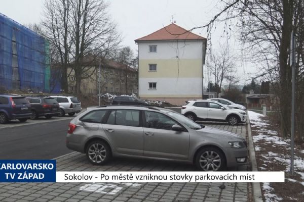 Sokolov: Po městě vzniknou stovky parkovacích míst (TV Západ)
