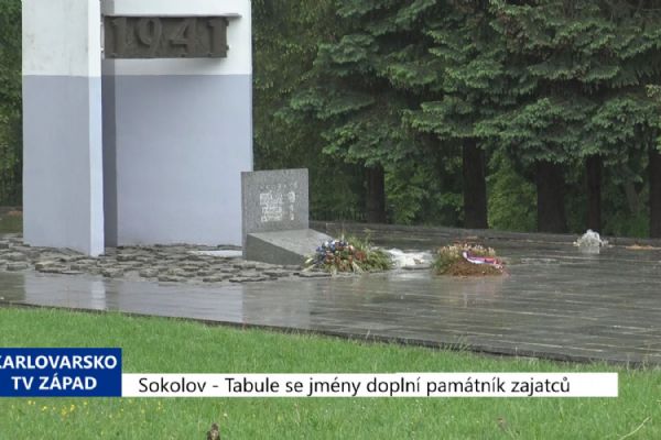 Sokolov: U památníku sovětským zajatcům přibudou jména (TV Západ)