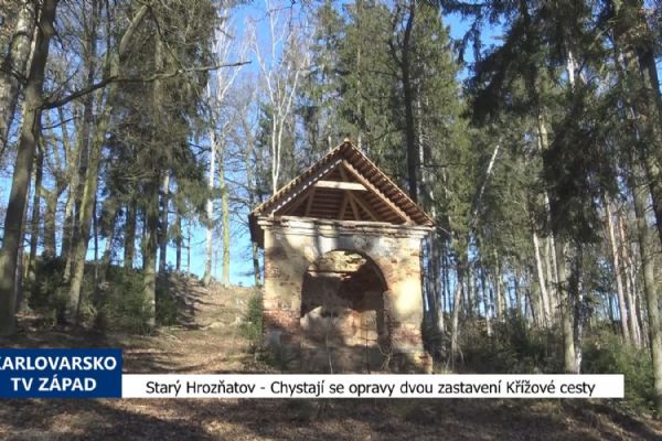 Starý Hrozňatov: Chystají se opravy dvou zastavení Křížové cesty (TV Západ) Starý Hrozňatov: Chystají se opravy dvou zastavení Křížové cesty (TV Západ)