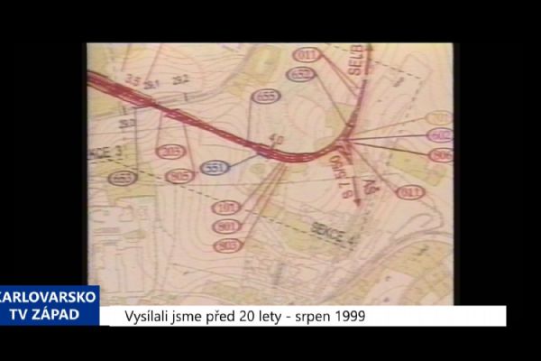 1999 – Aš: Přípravy výstavby obchvatu pokračují (TV Západ)