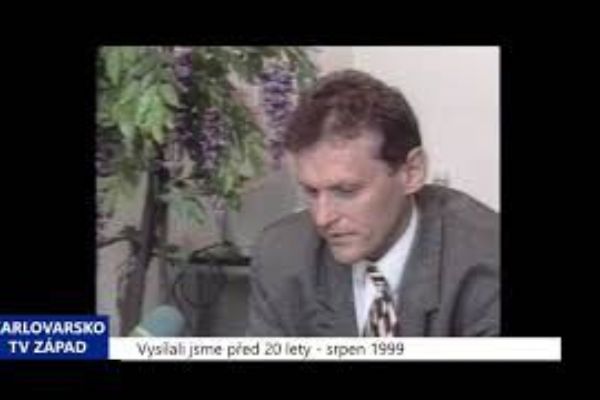 1999 - Cheb: Nemocnice bude splácet dluh 70 milionů (TV Západ)	