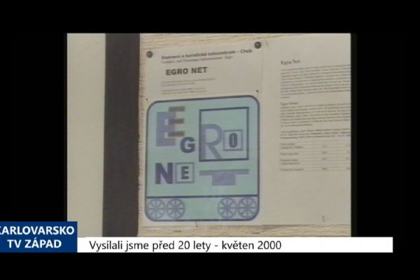2000 – Cheb: EgroNet zlepší přeshraniční dopravu i turistický ruch (TV Západ)