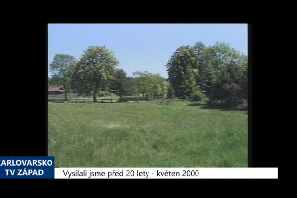 2000 – Cheb: Město dá 5 milionů na zasíťování v Hájích a Podhradu (TV Západ) 