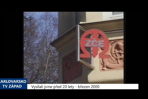 2000 – Cheb: Město skončilo s rekordním přebytkem (TV Západ)