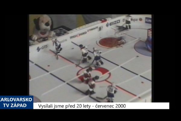 2000 – Cheb: Mistrovství ČR v Stiga hokeji zná své vítěze (TV Západ)