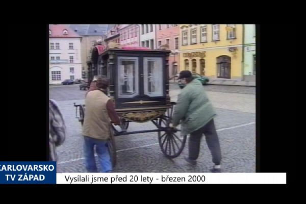 2000 – Cheb: Součástí nové výstavy je i unikátní pohřební vůz (TV Západ)