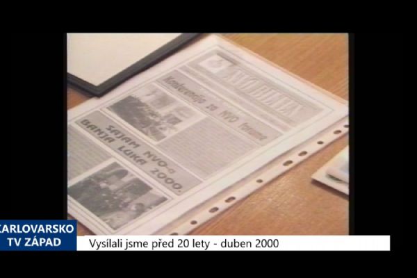 2000 – Cheb: Studenti se zapojují do pomoci bosenské Fojnici (TV Západ) 