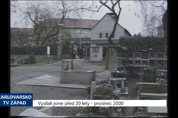 2000 – Sokolov: Místní hřbitov bude mít od příštího roku nový řád (TV Západ)