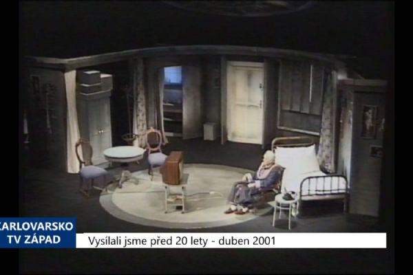 2001 – Cheb: K výročí divadla se hrála komedie Vstupte (TV Západ)