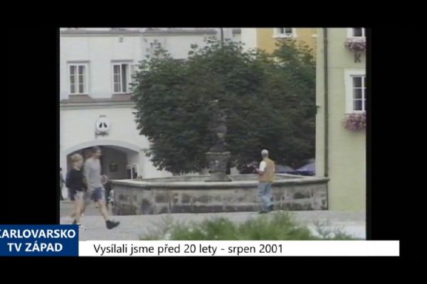 2001 – Cheb: Město chystá opravy dvou kašen (TV Západ)