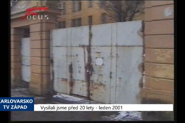 2001 – Cheb: Město se pokusí získat areál bývalých kasáren (TV Západ) 