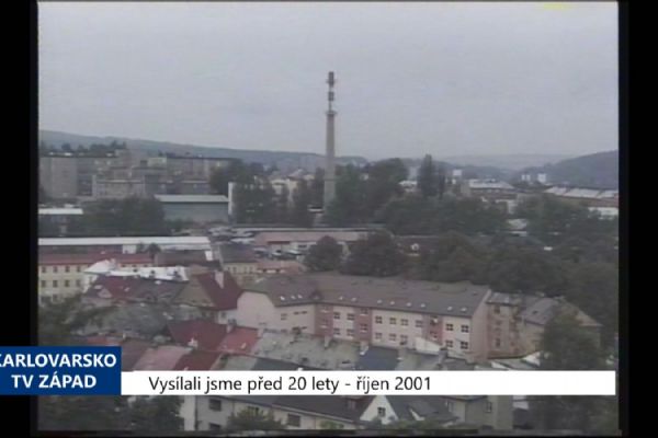 2001 – Cheb: S druhou masivní vlnou prodeje bytů se již nepočítá (TV Západ)