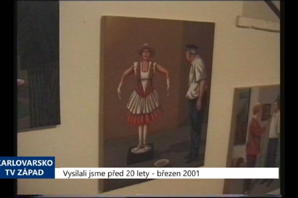 2001 – Cheb: V galerii U Kamene vystavuje Jan Šafránek (TV Západ)