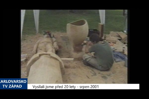 2001 – Františkovy Lázně: Parky oživí dřevěné sochy (TV Západ)