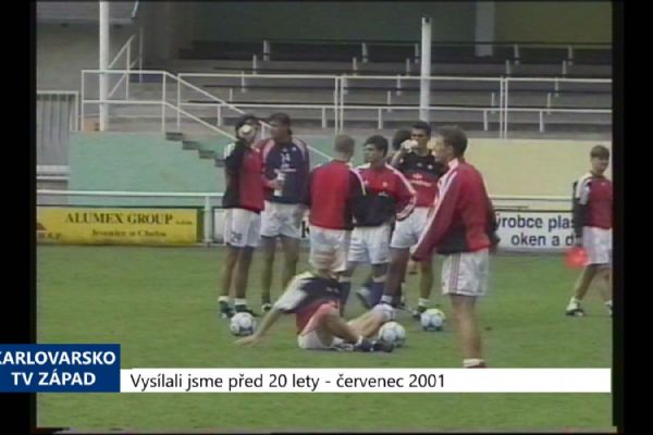 2001 – Františkovy Lázně: Slávisté trénují na novou sezónu (TV Západ)