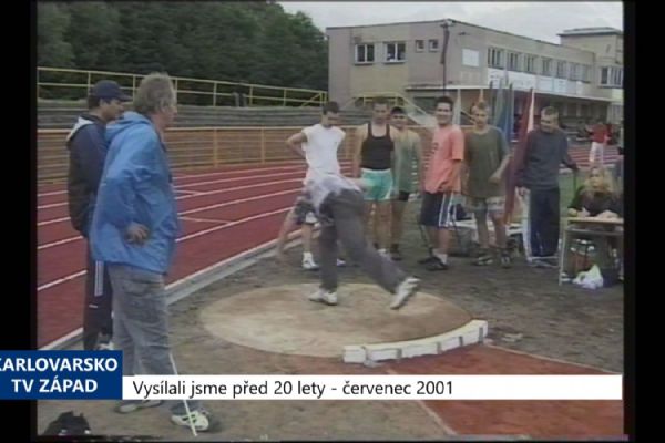 2001 – Sokolov: Atletická dráha vyšla na 12 milionů korun (TV Západ)
