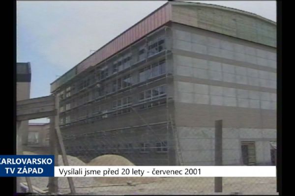 2001 – Sokolov: Gymnázium bude mít novou sportovní halu (TV Západ) 