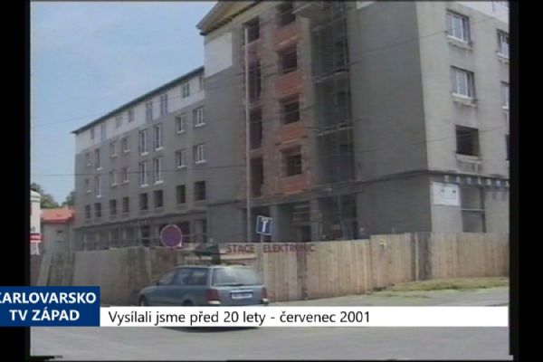 2001 – Sokolov: Přestavba hotelu Ohře se prodraží (TV Západ) 