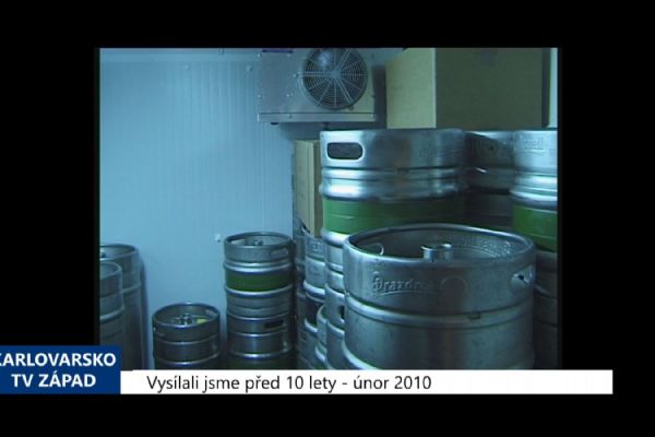 2010 – Cheb:  Bude obnoveno chebské pivo (3964) (TV Západ)	