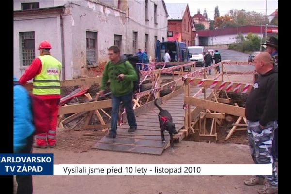 2010 – Cheb: Oprava mostku u Skalky končí (4212) (TV Západ)