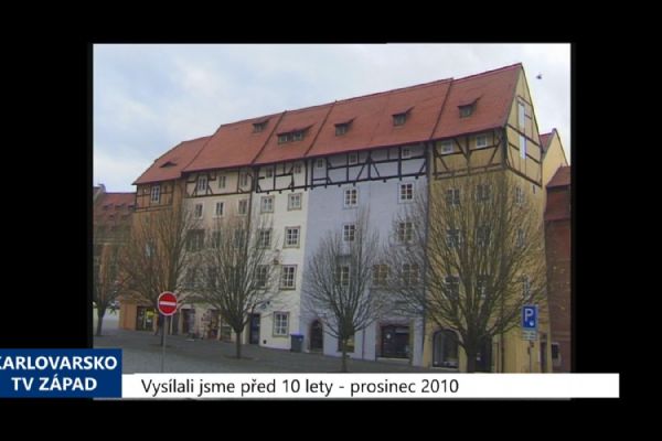 2010 – Cheb: Pravá část Špalíčku dostala nový kabát (4228) (TV Západ) 2010 – Cheb: Pravá část Špalíčku dostala nový kabát (4228) (TV Západ)
