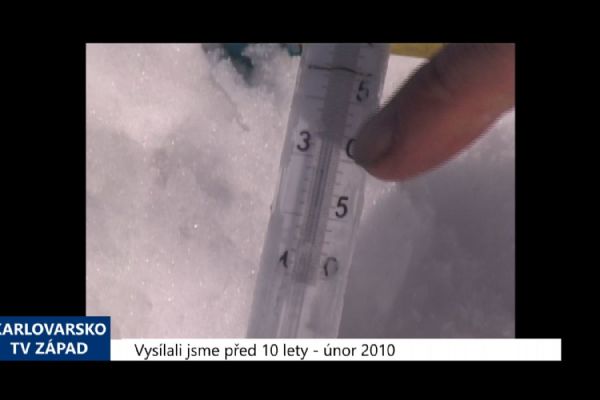 2010 – Šindelová: Rekordní mrazy v nejstudenějším místě regionu (3958) (TV Západ)		