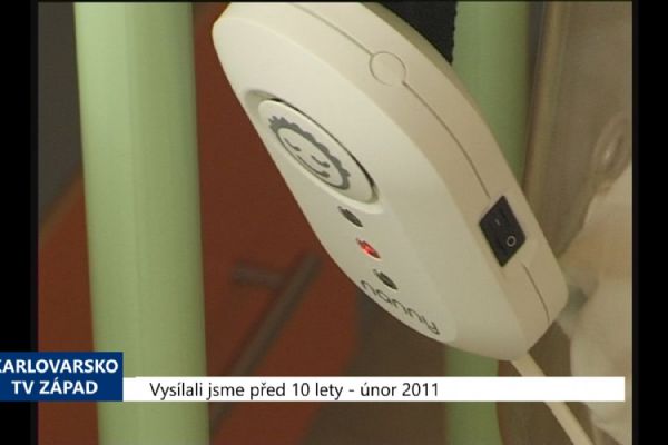 2011 – Cheb: Nemocnice získala 15 monitorů dechu novorozenců (4305) (TV Západ)