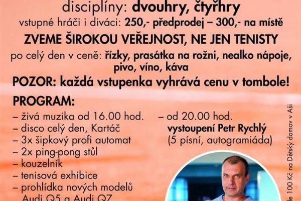 Aš: Na Janda Open 2017 vystoupí Petr Rychlý