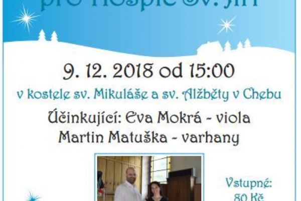 Cheb: V kostele sv. Mikuláše se uskuteční Adventní koncert pro Hospic Sv. Jiří