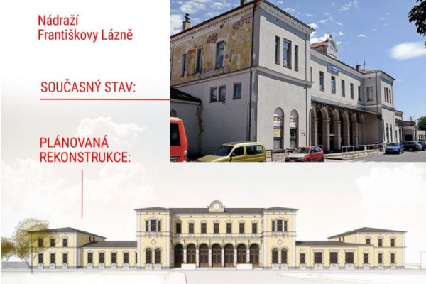 Františkovy Lázně: Rekonstrukce nádraží se blíží 