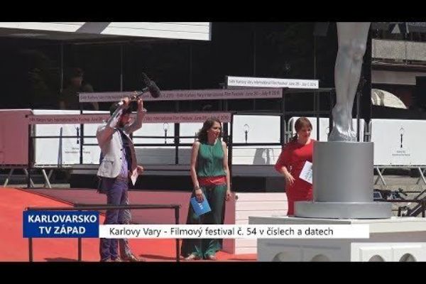 Karlovy Vary: Filmový festival č. 54 v číslech a datech (TV Západ)
