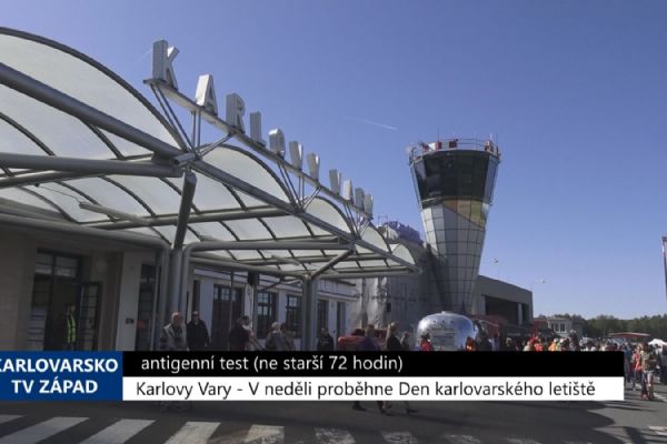 Karlovy Vary: V neděli proběhne Den karlovarského letiště (TV Západ)