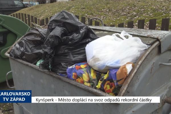 Kynšperk: Město doplácí na svoz odpadu rekordní částky (TV Západ)