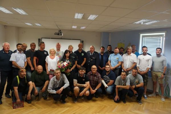 Poděkování hasičům a občanům v Perninku za pomoc u srážky vlaků