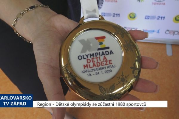 Region: Dětské olympiády se zúčastní 1980 sportovců (TV Západ)