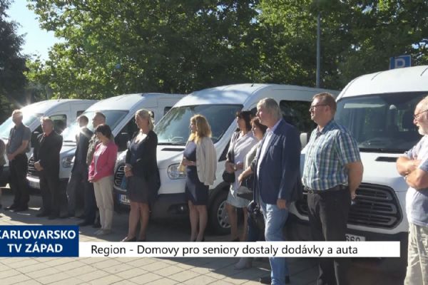 Region: Domovy pro seniory dostaly dodávky a auta (TV Západ)