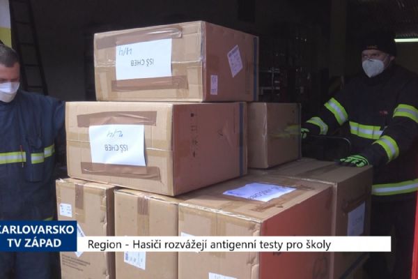 Region: Hasiči rozvážejí antigenní testy pro školy (TV Západ) Region: Hasiči rozvážejí antigenní testy pro školy (TV Západ)